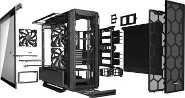 be quiet! Silent Base 802 Window schwarz, Tower-Gehäuse