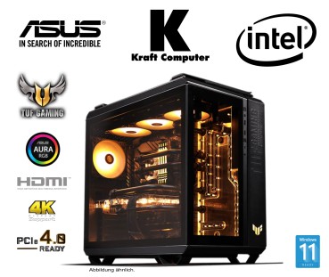 ASUS TUF Gamer PC, Intel i7 13700KF (16x2,50GHz), 32GB DDR5, 500GB M.2, RTX Grafik