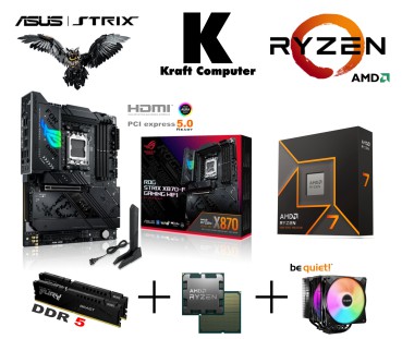 PC Bundle Ryzen 7 7700X (8x5,4GHz) + ASUS ROG Strix X870-F Gaming WiFi