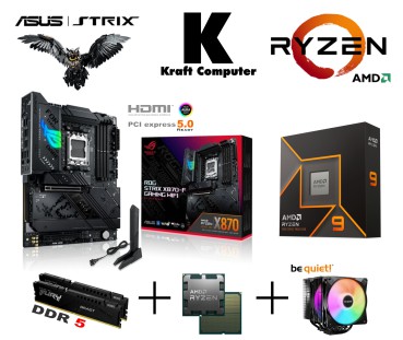 PC Bundle Ryzen 9 7900X (12x5,6GHz) + ASUS ROG Strix B850-F Gaming WiFi