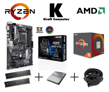 PC Bundle AMD Ryzen 5 5500 (6x4,2GHz) + ASUS PRIME B450-PLUS