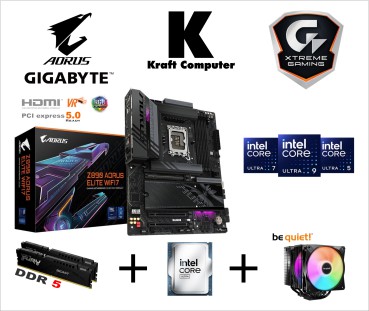 PC Bundle Intel Core Ultra 5 245K (14x 4,2 bis 5,2GHz) + GIGABYTE Z890 AORUS ELITE WIFI7