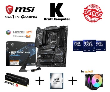 PC Bundle Intel Core Ultra 7 265KF (20x 3,9 bis 5,5GHz) +  MSI Z890 GAMING PLUS WIFI
