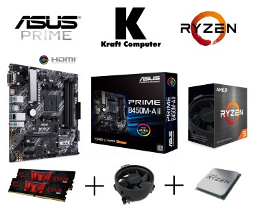 PC Bundle AMD Ryzen 5 4500 (6x4,1GHz) + ASUS B450M-A II