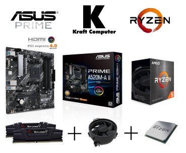 PC Bundle AMD Ryzen 5 5500 (6x4,2GHz) + ASUS PRIME A520M-A II/CSM