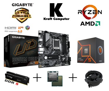 PC Bundle Ryzen 5 7600 (6x5,1GHz) + GIGABYTE B650M D3HP