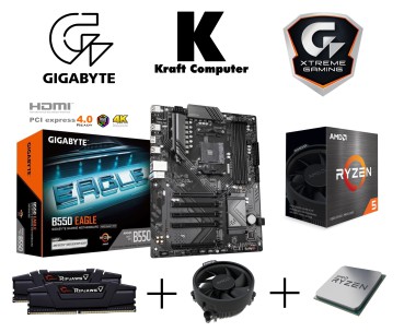 Ryzen 5 5600X +  GIGABYTE B550 EAGLE