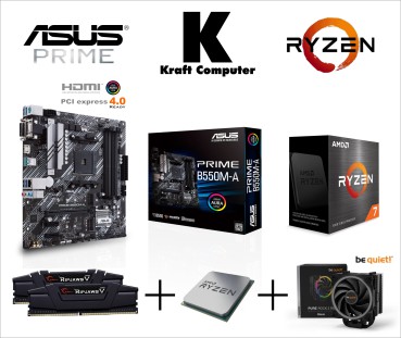 PC Bundle AMD Ryzen 7 5700X (8x4,6GHz) + ASUS PRIME B550M-A