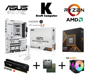 PC Bundle Ryzen 7 9700X (8x5,5GHz) + ASUS X870 MAX GAMING WiFi W