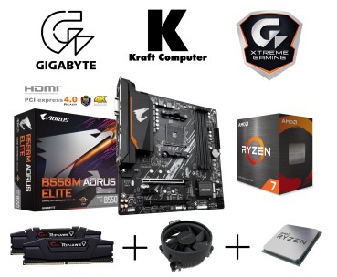 PC Bundle AMD Ryzen 7 5700 (8x4,6GHz) + GIGABYTE B550M AORUS ELITE