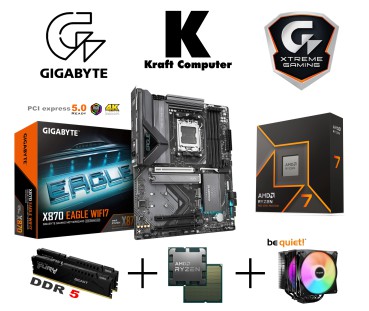 PC Bundle Ryzen 7 7700X (8x5,4GHz) + GigaByte X870 EAGLE WIFI7