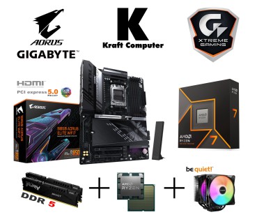 PC Bundle Ryzen 7 7700X (8x5,4GHz) + GigaByte B850 Aorus Elite WiFi7