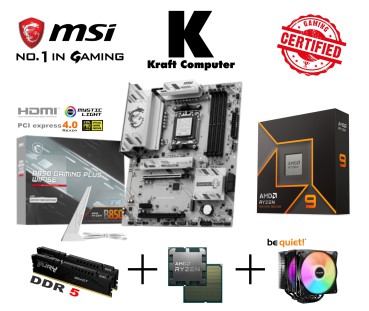 PC Bundle Ryzen 9 7900X (12x5,6GHz) + MSI B850 Gaming Plus WiFi6E