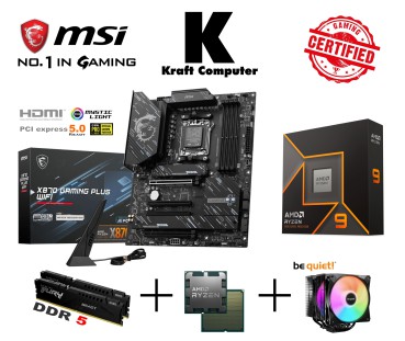 PC Bundle Ryzen 9 9900X (12x5,6GHz) + MSI X870 GAMING PLUS WIFI