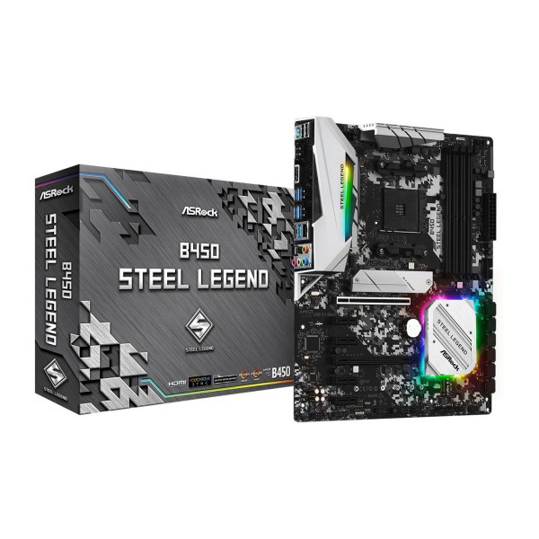 ASRock B450 Steel Legend, Sockel AM4 ASRock B450 Steel Legend, Sockel AM4