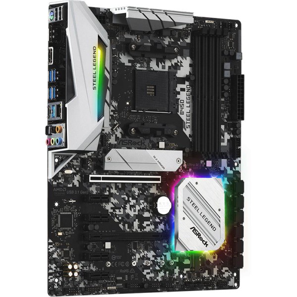 ASRock B450 Steel Legend, Sockel AM4 ASRock B450 Steel Legend, Sockel AM4