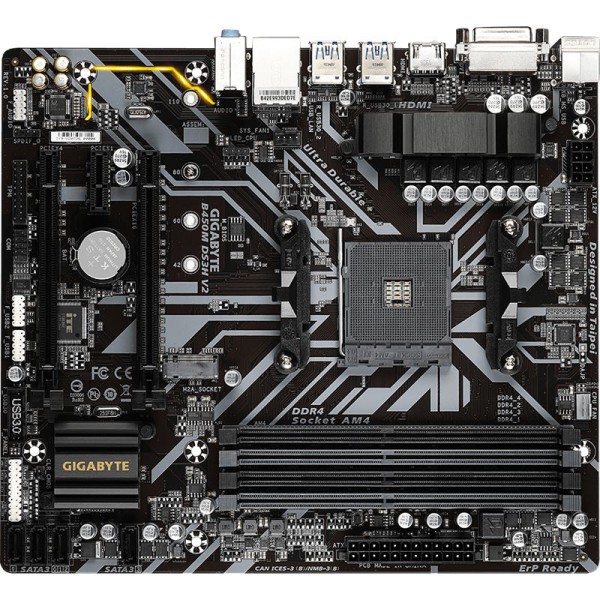 Gigabyte GA-B450M-DS3H V2 Gigabyte GA-B450M-DS3H V2