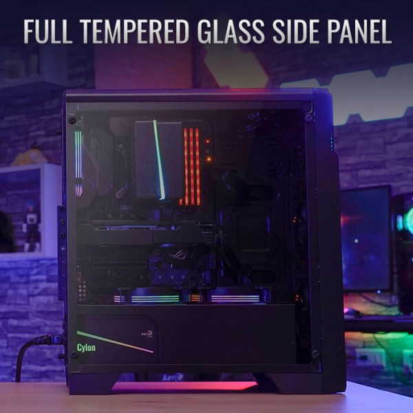 Aerocool Ore Tempered Glass, Tower-Gehäuse