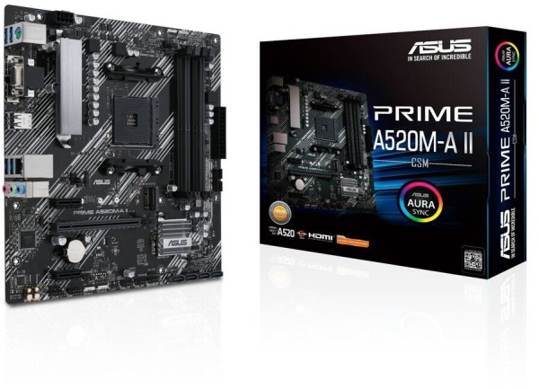 ASUS PRIME A520M-A II/CSM, Sockel AM4