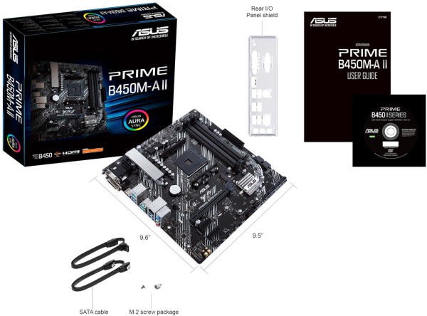 ASUS PRIME B450M-A II, Sockel AM4 ASUS PRIME B450M-A II, Sockel AM4