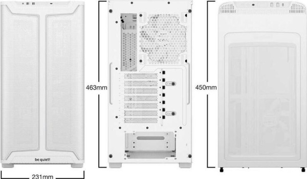 be quiet! Pure Base 501 DX White, Tower-Gehäuse