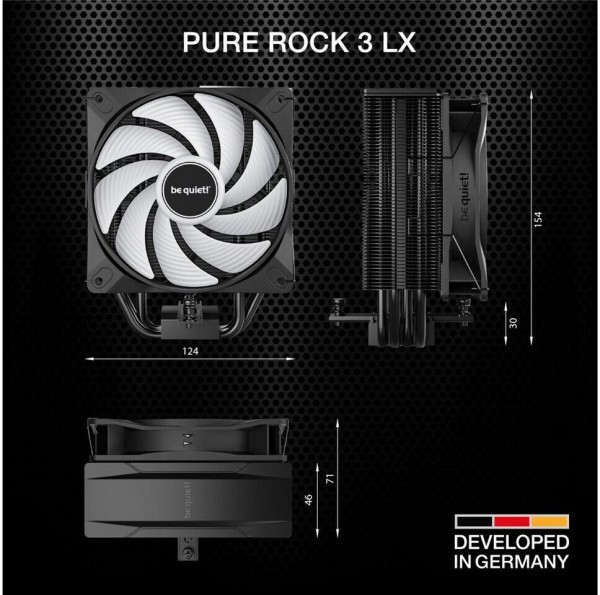 be quiet! Dark Rock 3, CPU-Kühler be quiet! Dark Rock 3, CPU-Kühler
