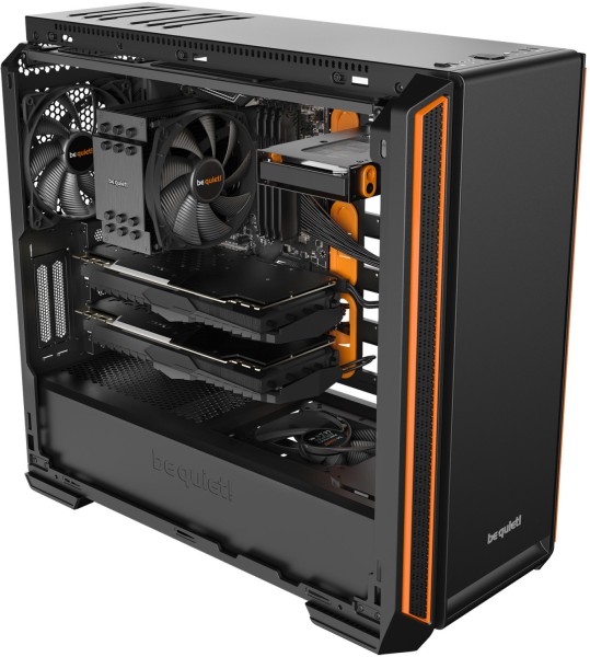 be quiet! SILENT BASE 601 Orange, Big-Tower-Gehäuse be quiet! SILENT BASE 601 Orange, Big-Tower-Gehäuse