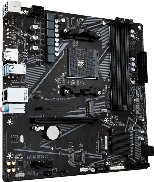 GIGABYTE A520M DS3H V2, Sockel AM4 GIGABYTE A520M DS3H V2, Sockel AM4