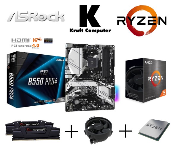 Ryzen 5 5600X +  ASRock B550 Pro4