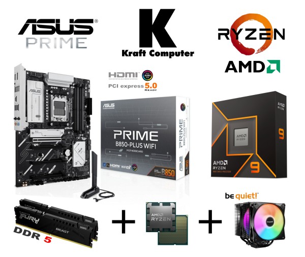 PC Bundle Ryzen 9 7900X (12x5,6GHz) + ASUS PRIME B850-PLUS WIFI PC Bundle Ryzen 9 7900X (12x5,6GHz) + ASUS PRIME B850-PLUS WIFI