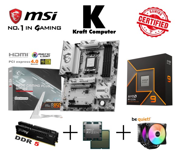 PC Bundle Ryzen 9 7900X (12x5,6GHz) + MSI B850 Gaming Plus WiFi6E PC Bundle Ryzen 9 7900X (12x5,6GHz) + MSI B850 Gaming Plus WiFi6E
