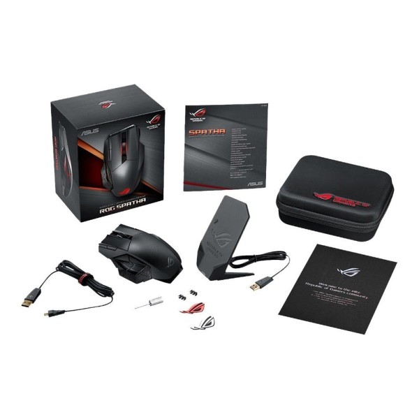 ASUS ROG Spatha, Gaming Maus