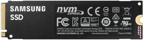 Samsung SSD 980 PRO 1000GB, M.2 2280 PCIe 4.0 x4 NVMe Samsung SSD 980 PRO 1000GB, M.2 2280 PCIe 4.0 x4 NVMe