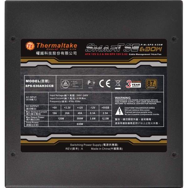 Thermaltake Smart SE 630W Thermaltake Smart SE 630W