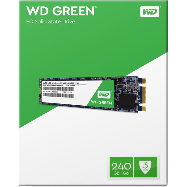 WD Green PC 240 GB, SSD SATA 6 Gb/s, M.2 WD Green PC 240 GB, SSD SATA 6 Gb/s, M.2